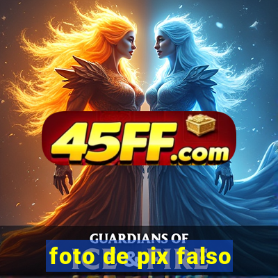foto de pix falso